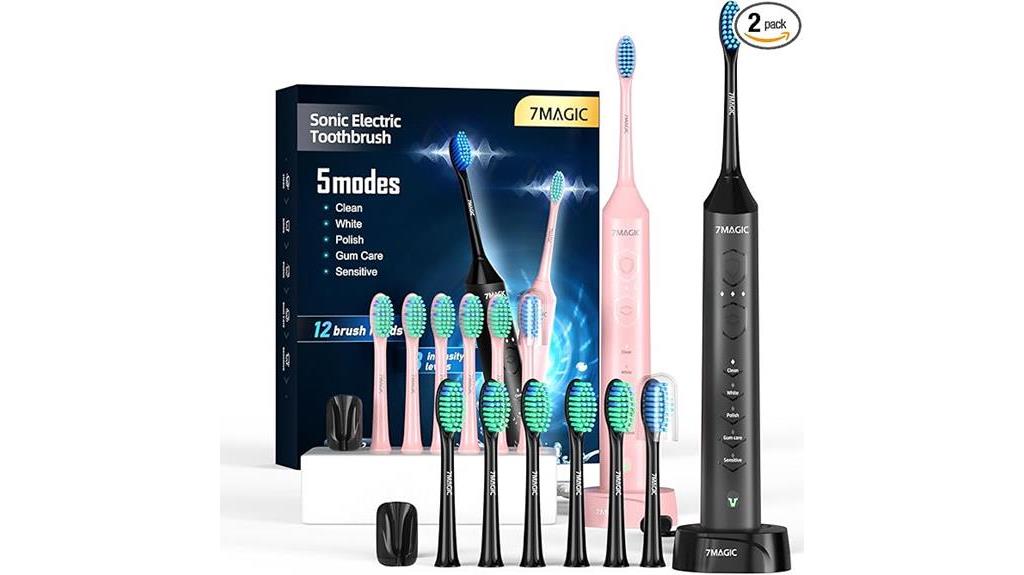 adult electric toothbrush bundle