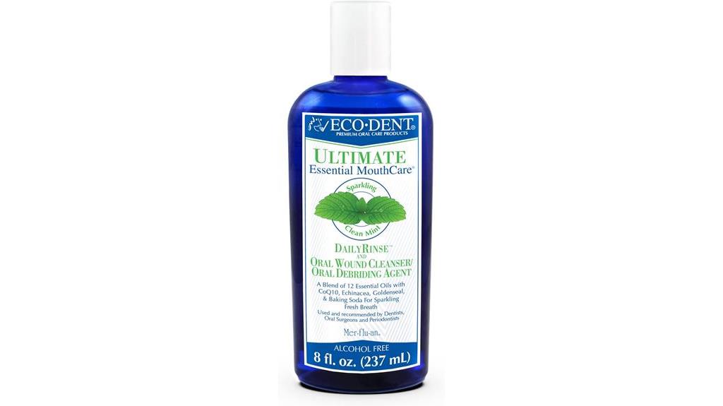 alcohol free mint mouthwash