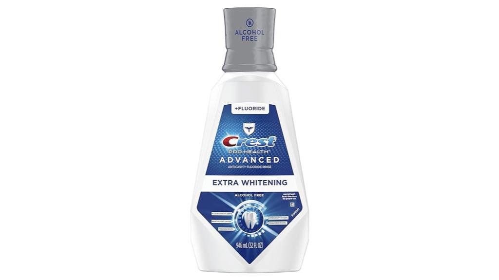 alcohol free whitening mouthwash