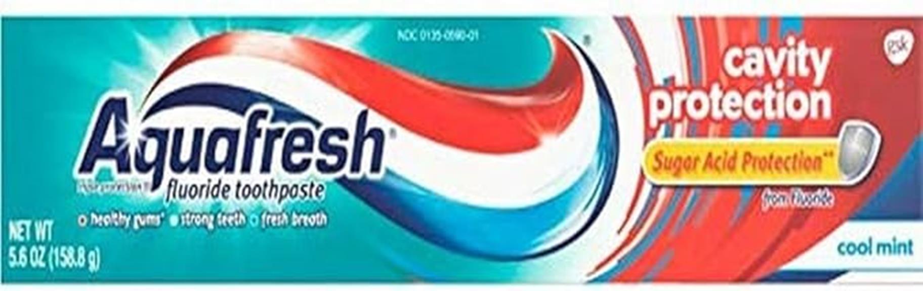 aquafresh cool mint toothpaste