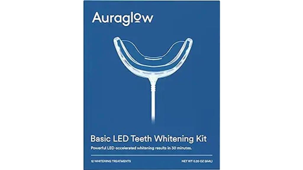 auraglow whitening kit led