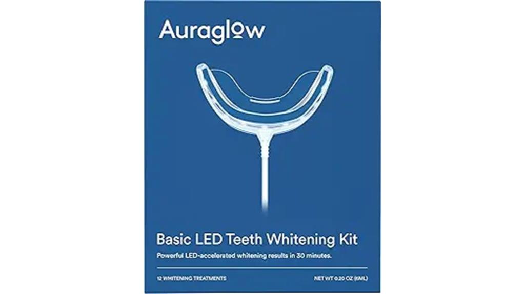 auraglow whitening kit led