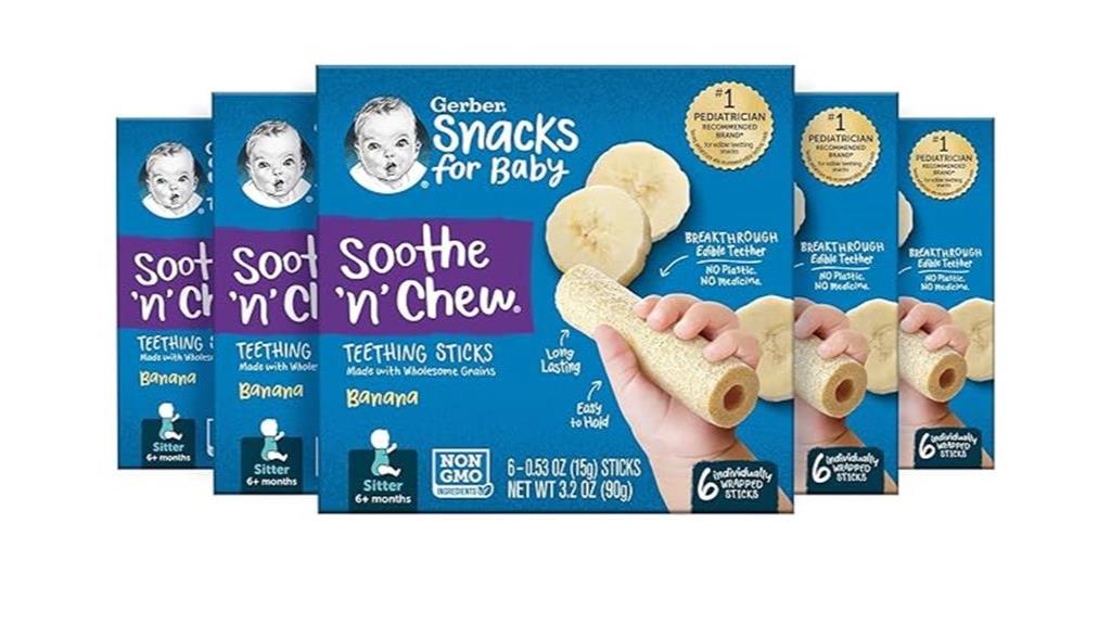 banana teething sticks 30 count