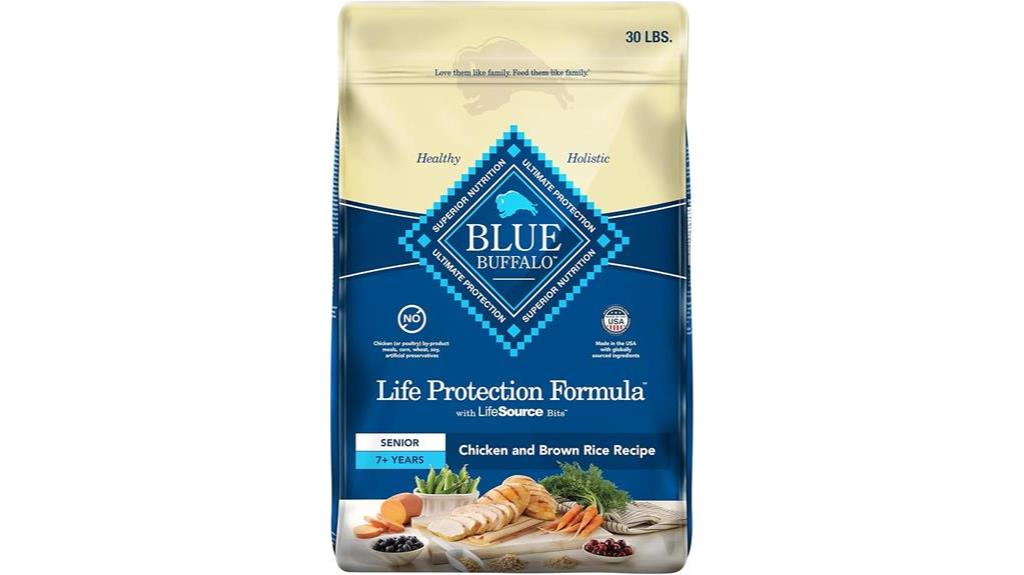 blue buffalo senior dog food