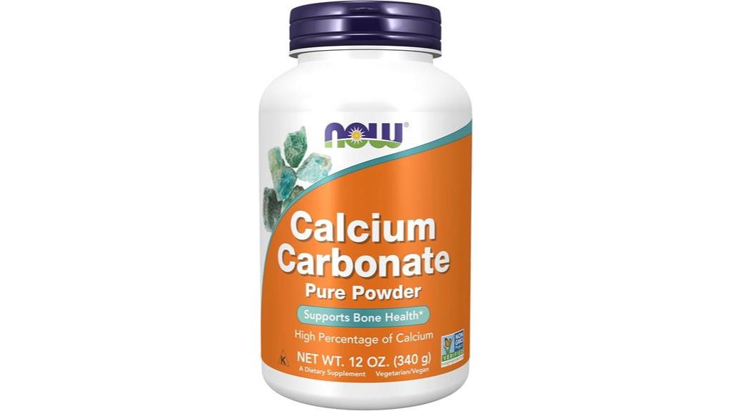 calcium carbonate powder supplement