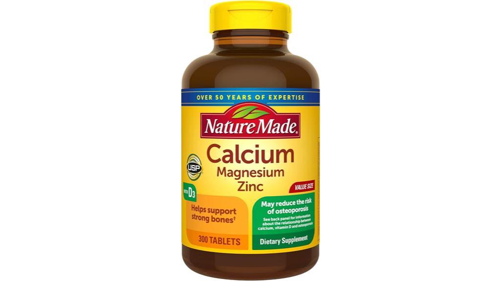 calcium magnesium zinc supplement