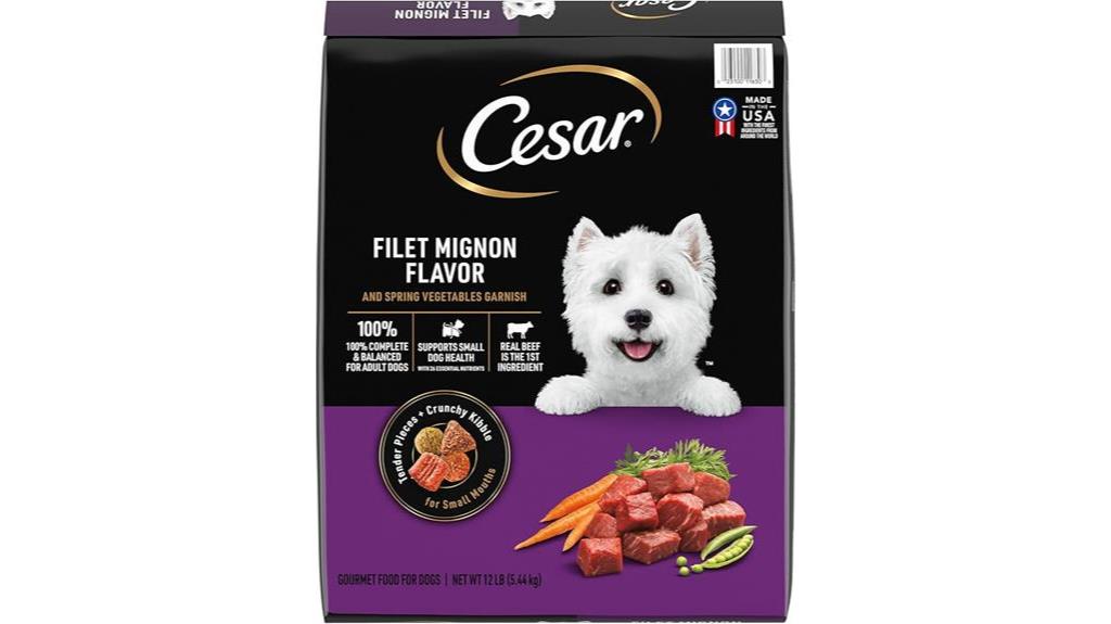 cesar filet mignon dog food