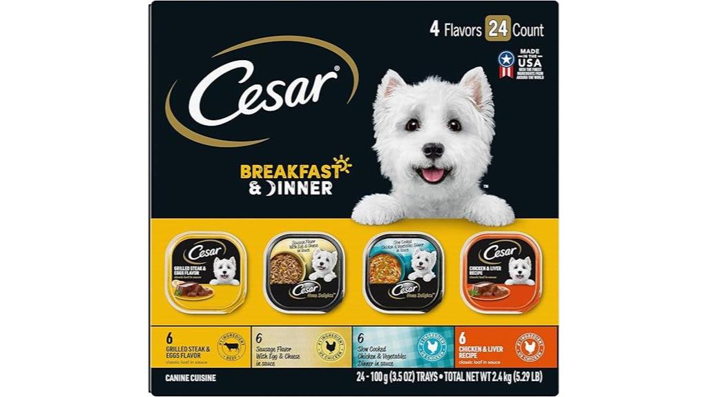 cesar wet dog food