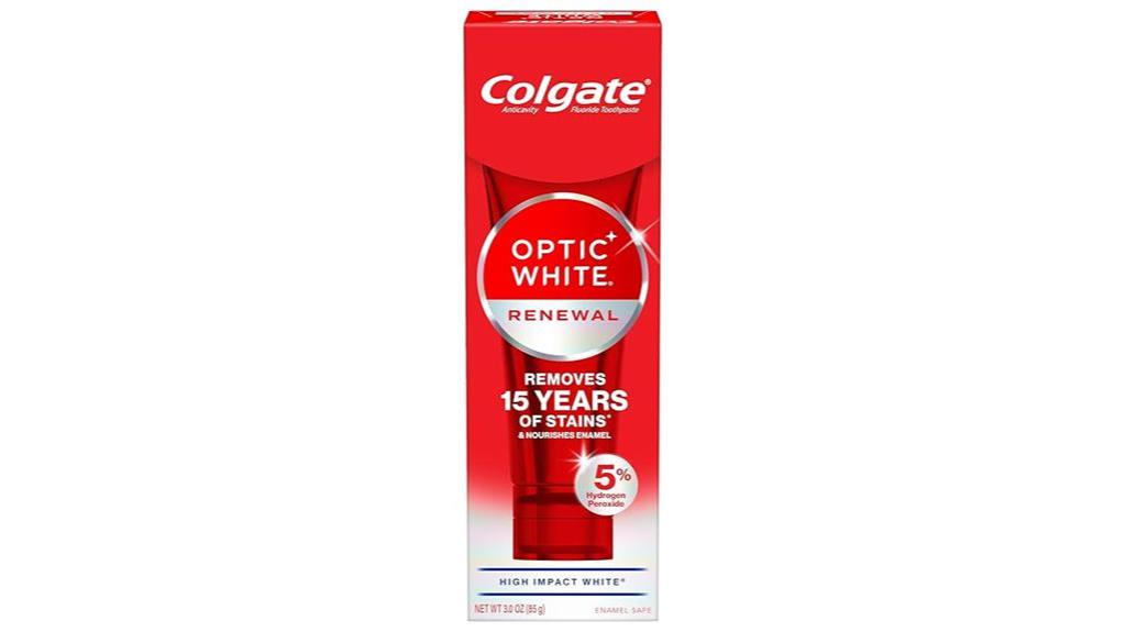 colgate optic white renewal