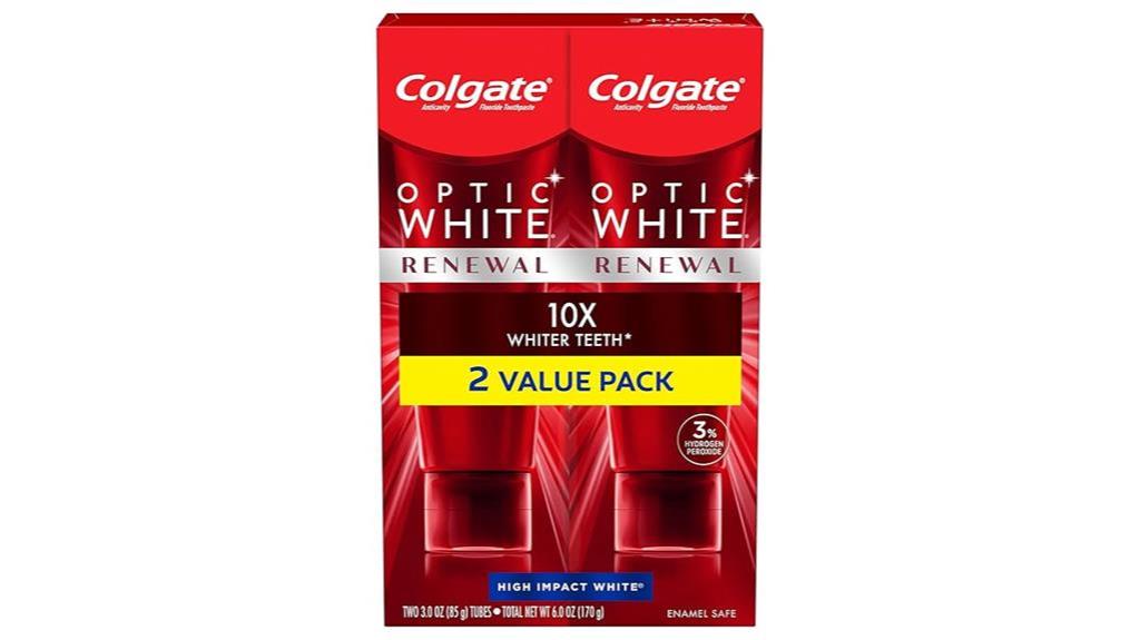 colgate optic white toothpaste