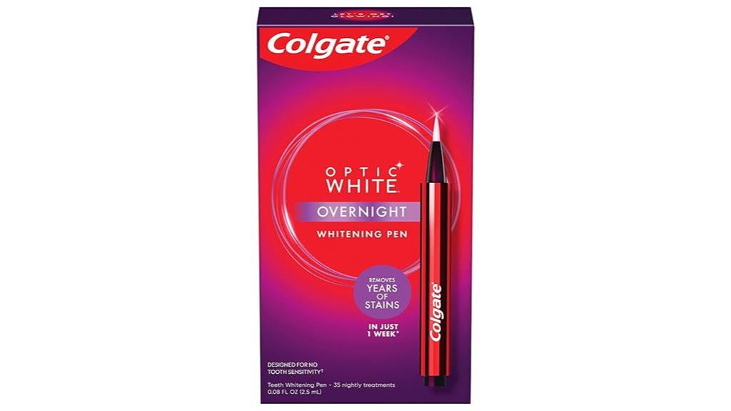 colgate overnight teeth whitening