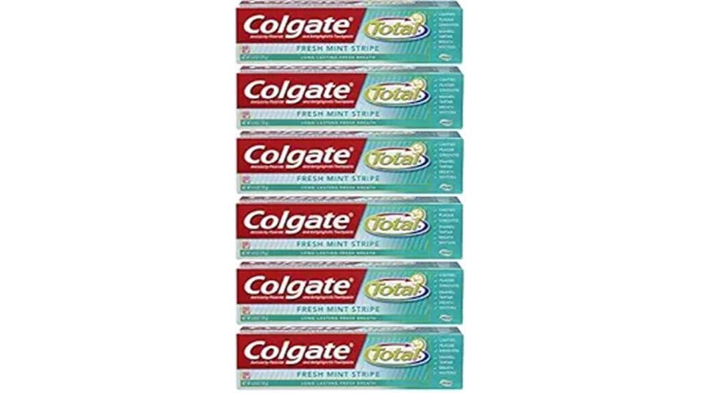 colgate total mint toothpaste