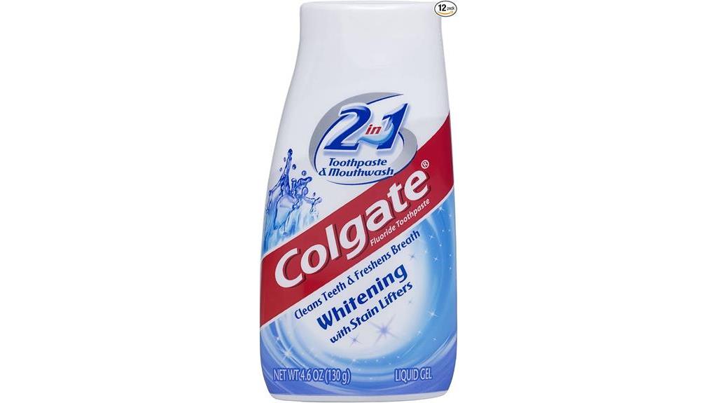 colgate whitening toothpaste gel