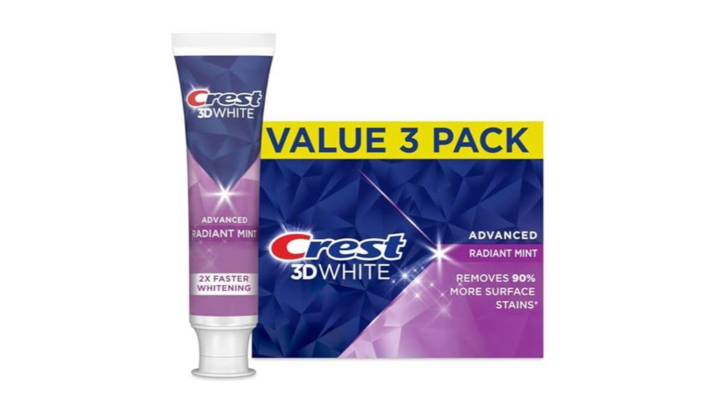 crest 3d white toothpaste