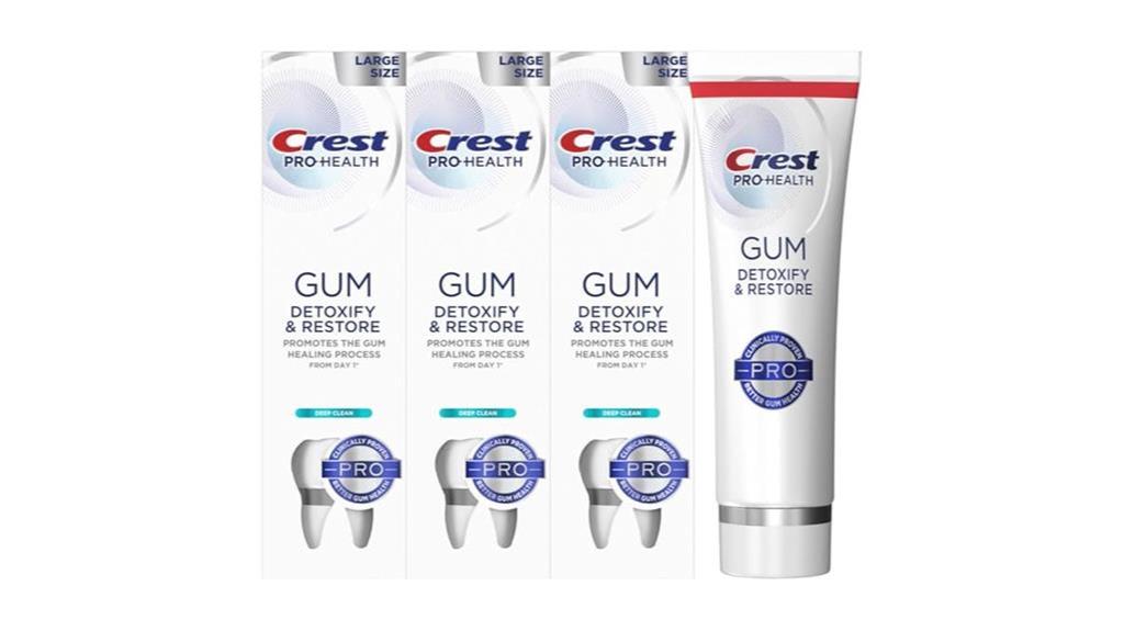 crest gum detoxify toothpaste pack