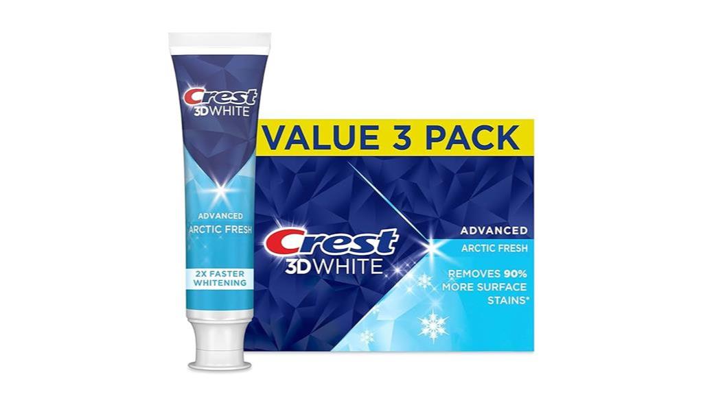 crest whitening toothpaste pack