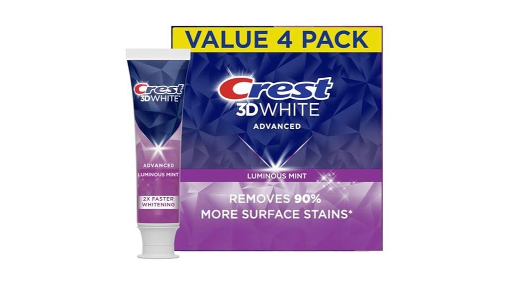 crest whitening toothpaste pack