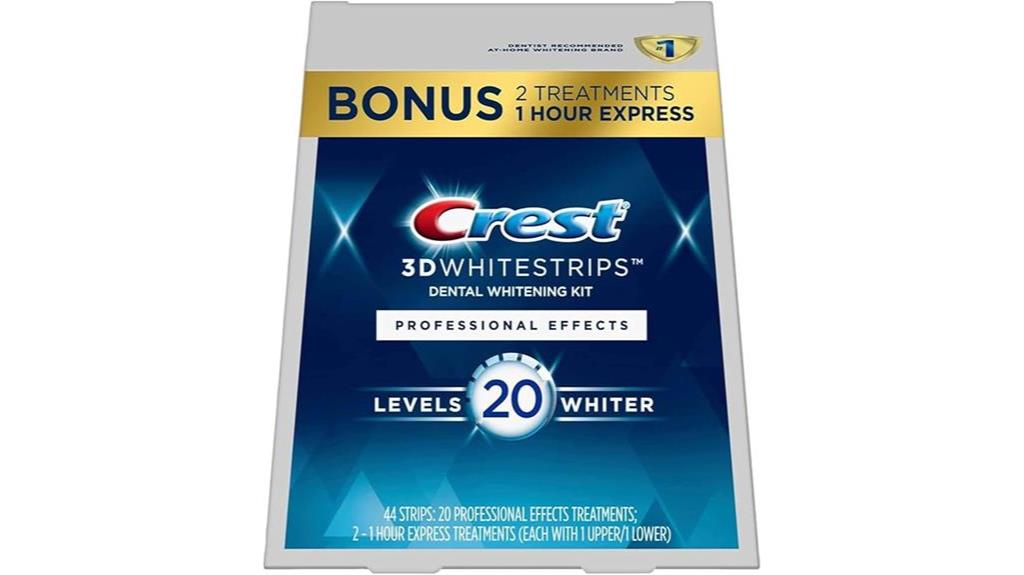 crest whitestrips teeth whitening