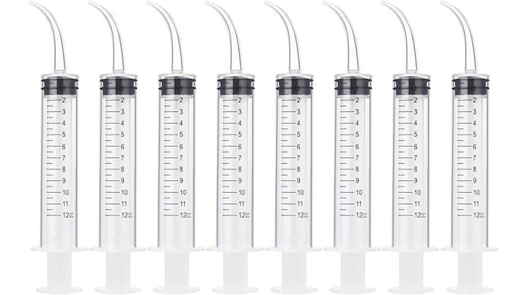 curved tip dental syringes