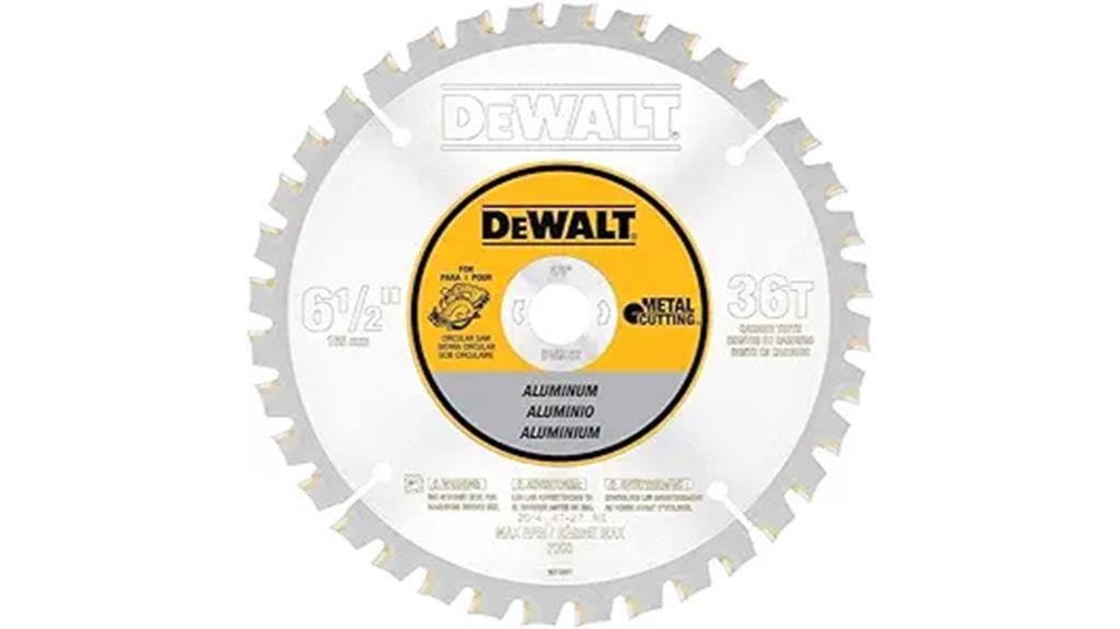 dewalt 6 5 aluminum blade