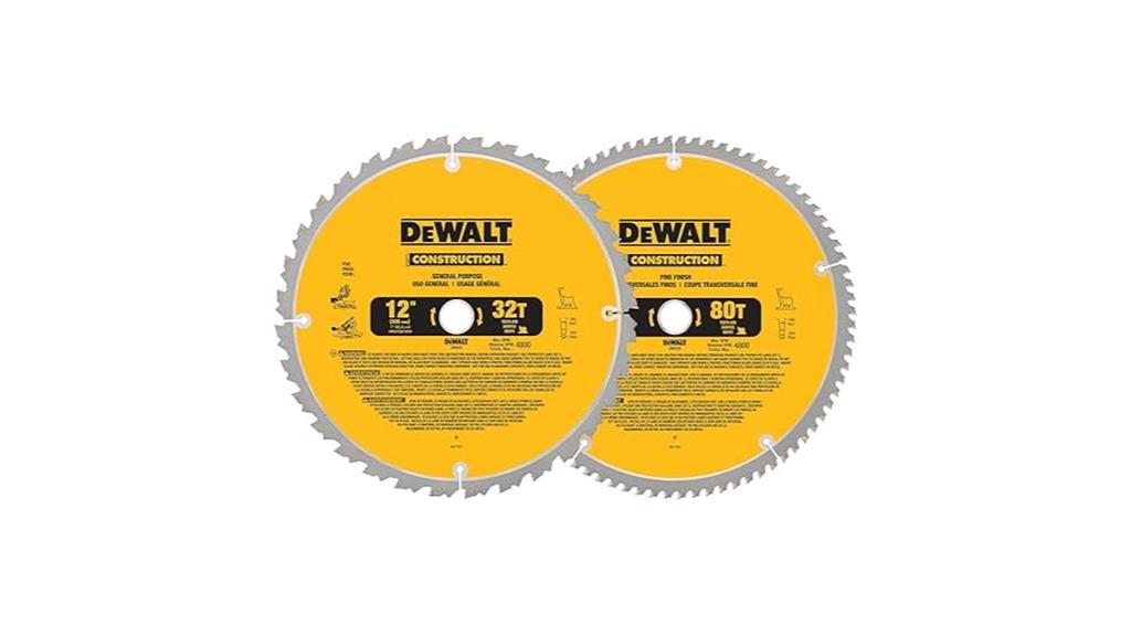 dewalt miter saw blades