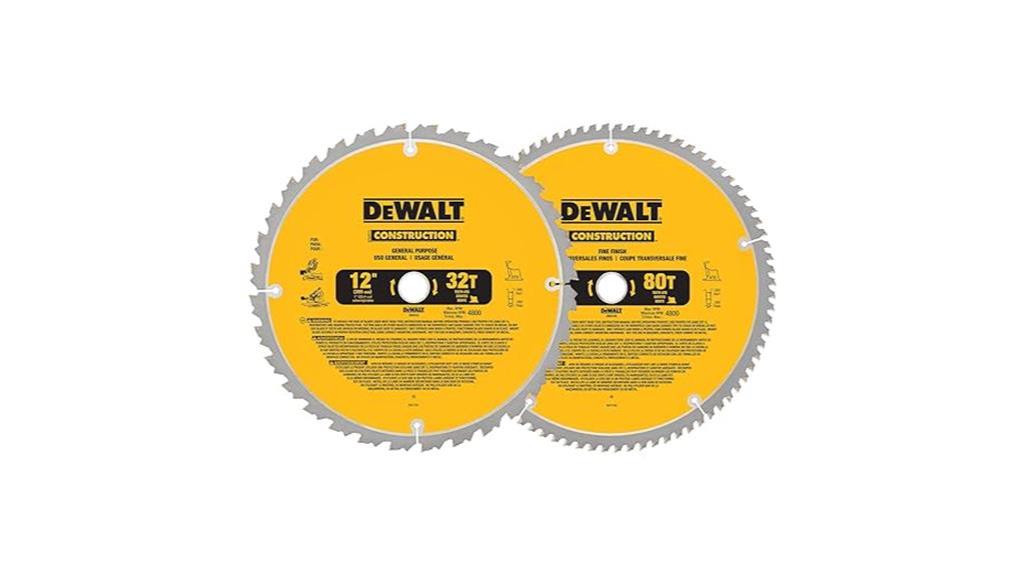 dewalt miter saw blades