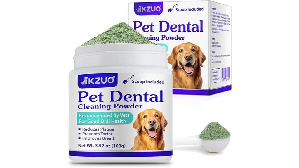 dog dental cleaning powder