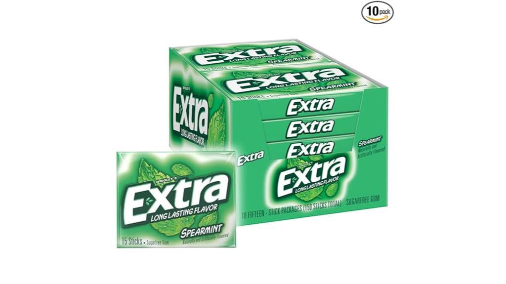 extra spearmint gum pack