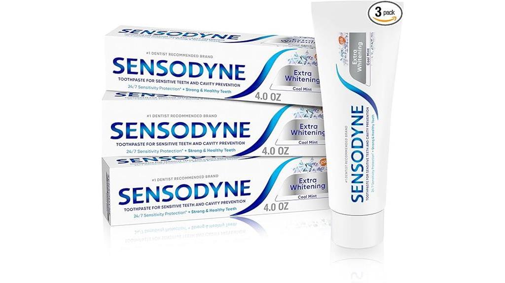 extra whitening sensitive toothpaste