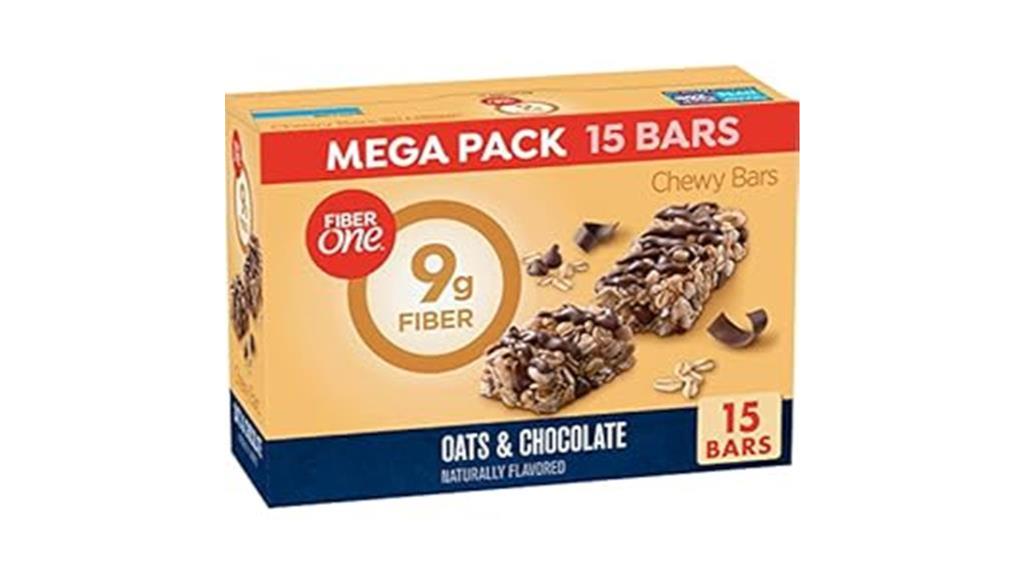 fiber one oats chocolate bars