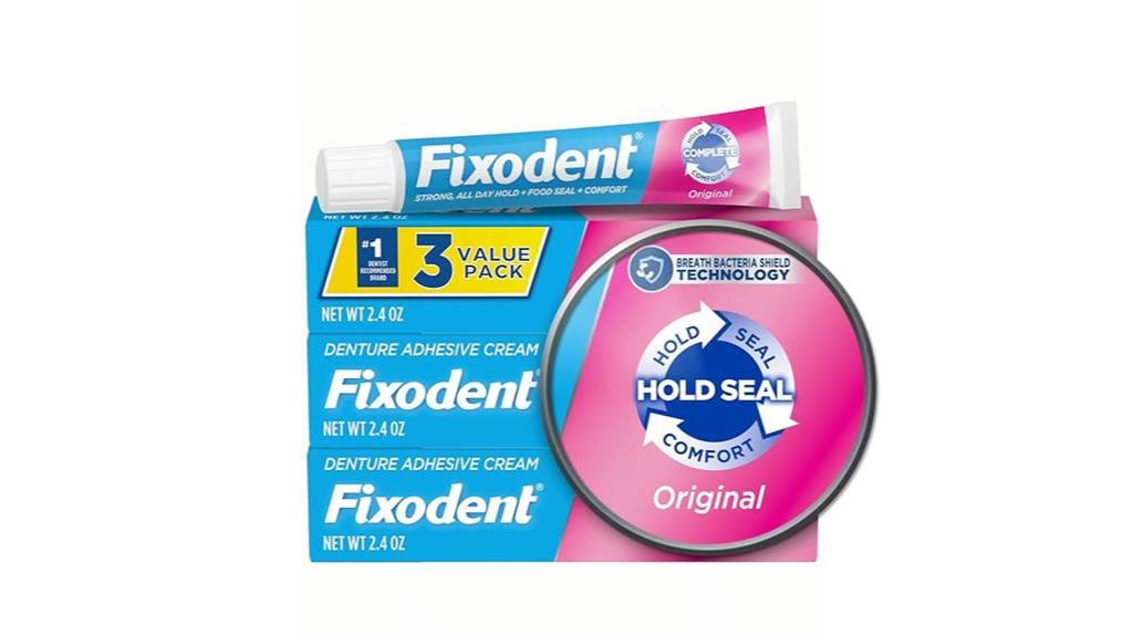 fixodent denture adhesive cream