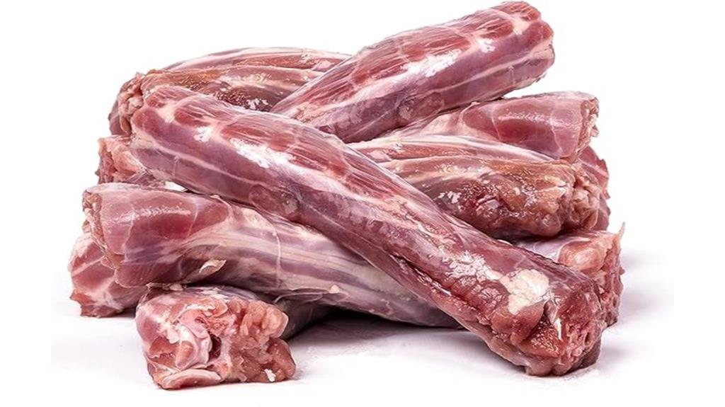 frozen raw duck necks