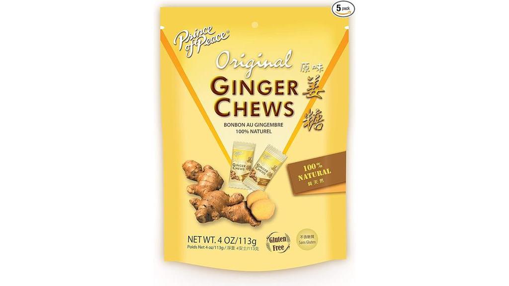 ginger chews 5 pack