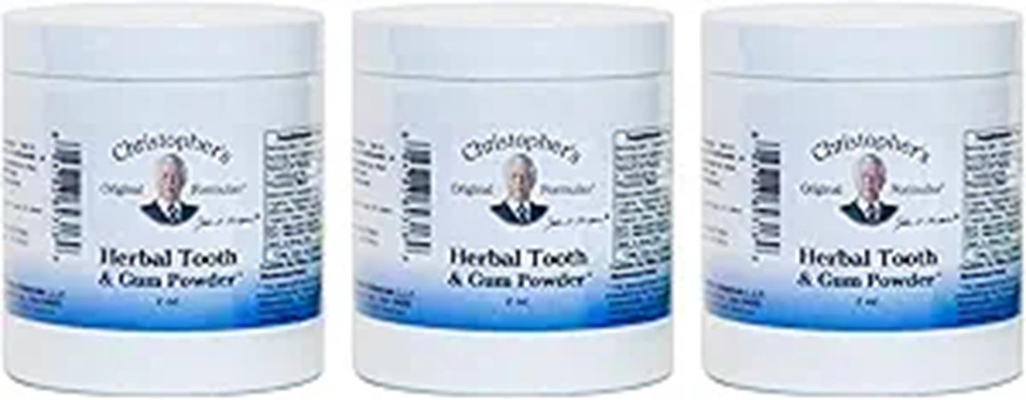 herbal tooth and gum powder