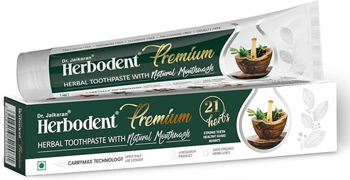 herbodent herbal toothpaste blend