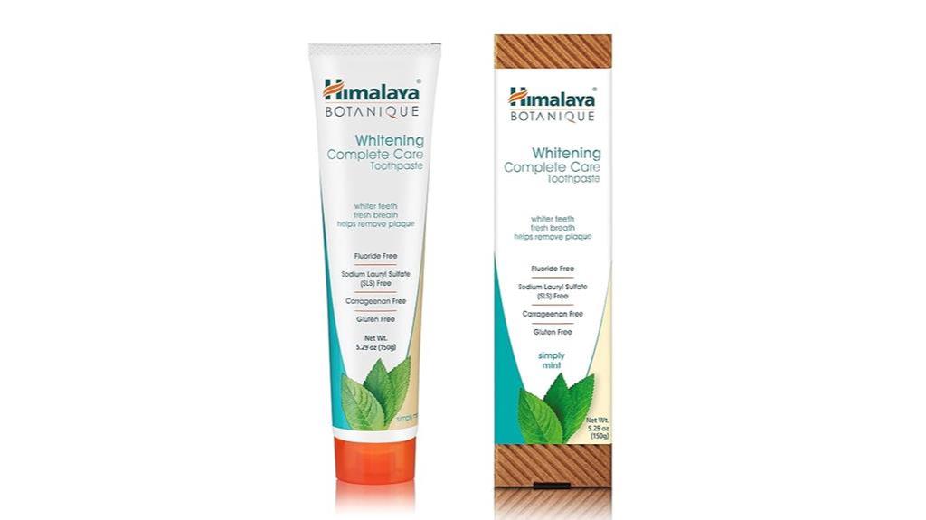 himalaya whitening toothpaste mint