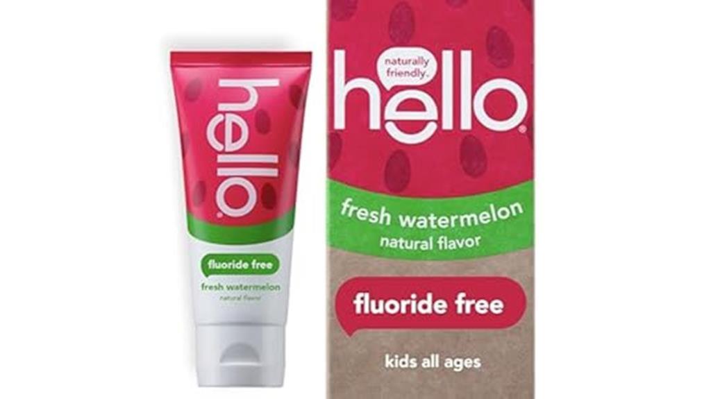 kids natural watermelon toothpaste