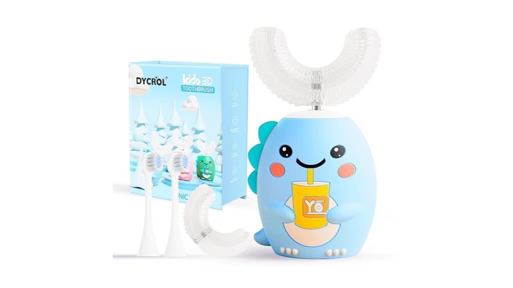 kids u shaped toothbrush set