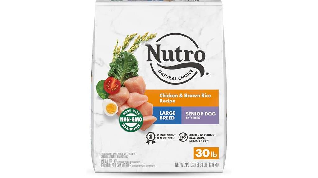 large breed senior dog food