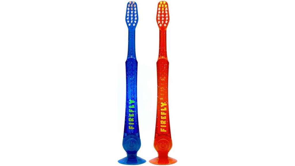 light up timer toothbrush set