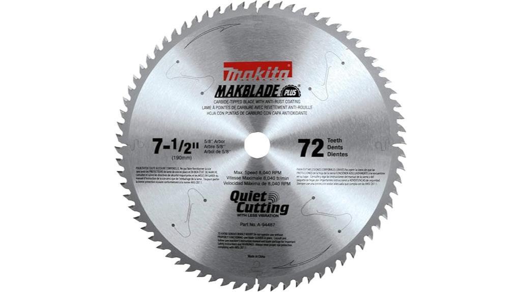 makita 72t 7 5 inch blade