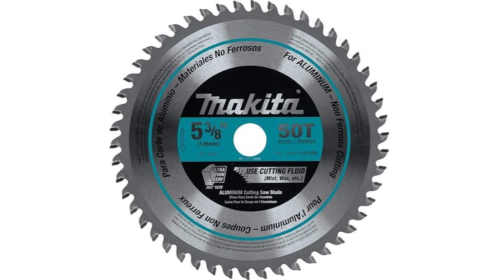 makita carbide aluminum saw blade