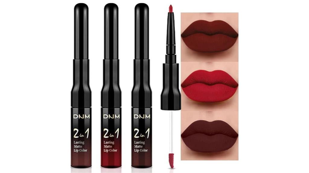 matte lip liner set