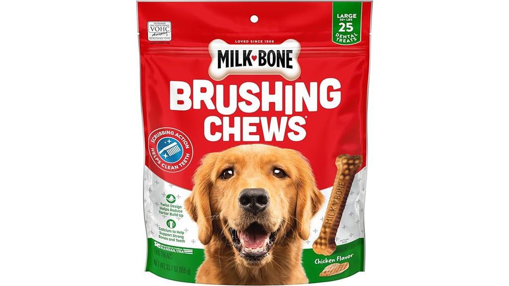 milk bone brushing chews large