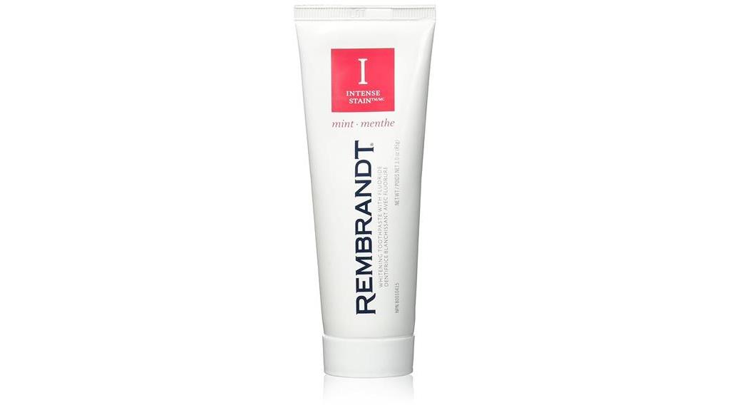 mint rembrandt toothpaste pack