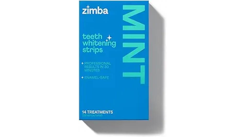 mint zimba whitening strips