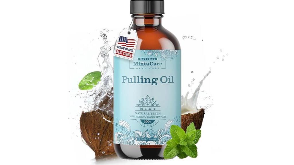 natural mint oil mouthwash