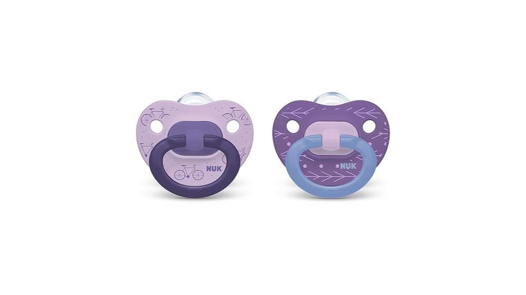 nuk girl pacifiers 18 36