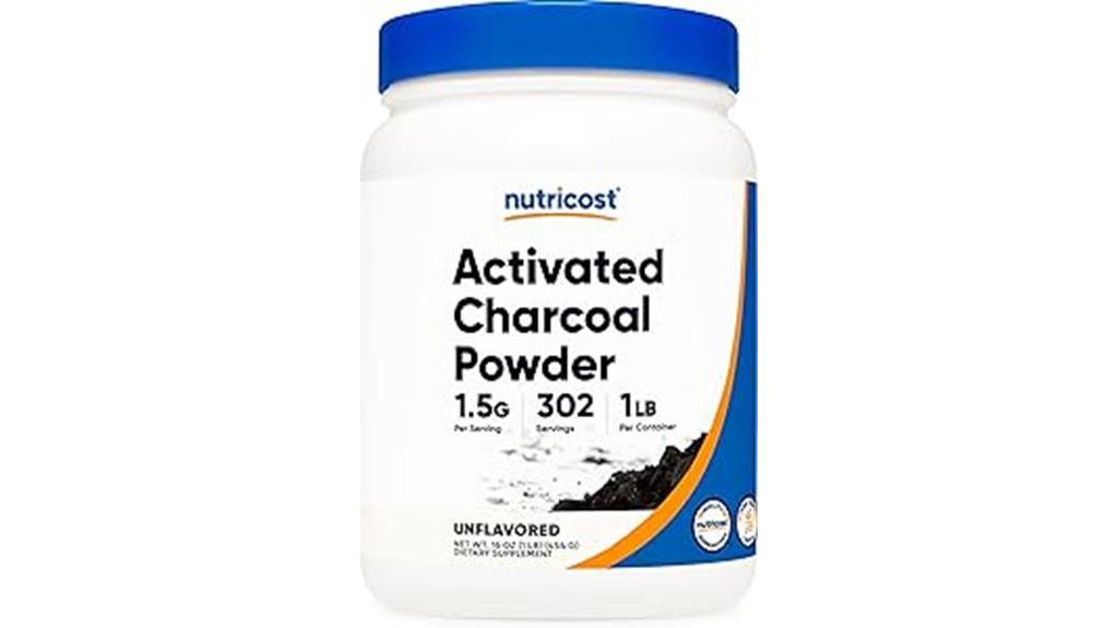 nutricost charcoal powder 1lb