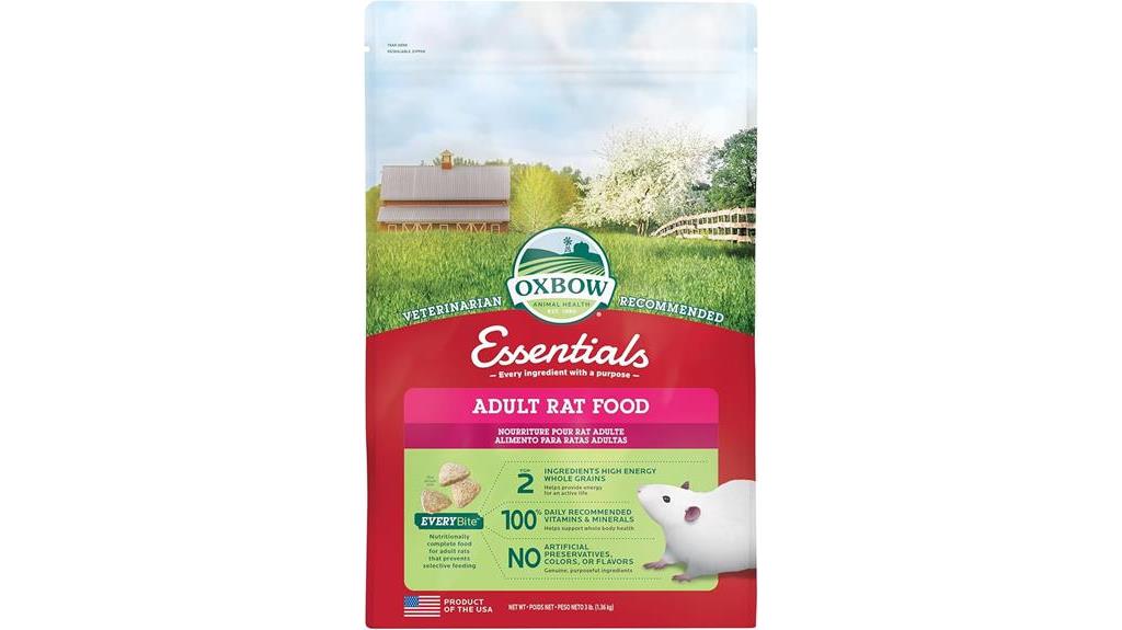 oxbow rat food 3lb